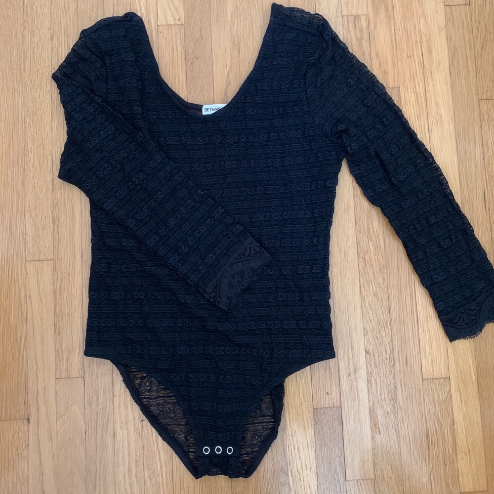 Black Lace Body Suit!